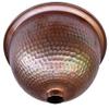 Oil Rubbed Rustic Small Copper Sink view 3