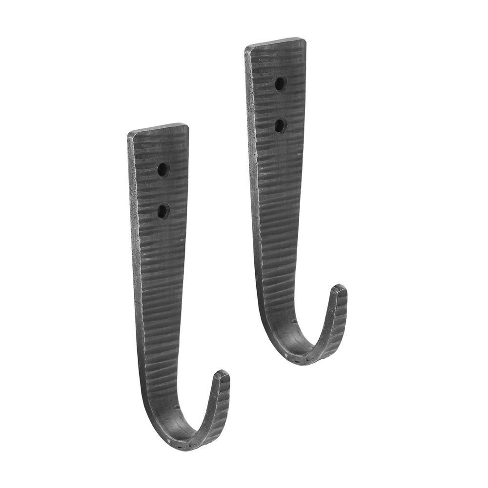 Achla Designs SSH-10 Hammered Strap J Wall Hook, Black