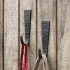 Achla Designs SSH-10 Hammered Strap J Wall Hook, Black view 4