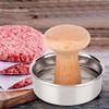 Stainless Steel Hamburger Maker Meat Press Mold Manual Pressure Meat Pie Burger Machine Kitchen Accessories for Home Office view 2