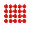 20pcs Honeycomb Decoration - Paper Flower Balls, Tissue Pom Poms for Birthday Wedding Home Decor (3inch, Red) view 1