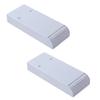 Magik 1-2 Pack Pencil Pen Dinnerware Tools Stationary Tray Self-Adhesive Under Desk Holder Storage Drawer Organizer Office Home Kitchen (2, Gray) view 1