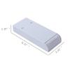 Magik 1-2 Pack Pencil Pen Dinnerware Tools Stationary Tray Self-Adhesive Under Desk Holder Storage Drawer Organizer Office Home Kitchen (2, Gray) view 2