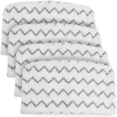 4 PCS Replacement Pads Accessory for Shark Steam Mop S1000, S1000A, S1000C, S1000WM, S1001C, S2001 Dirt Grip Pads, Microfiber Washable & Reusable