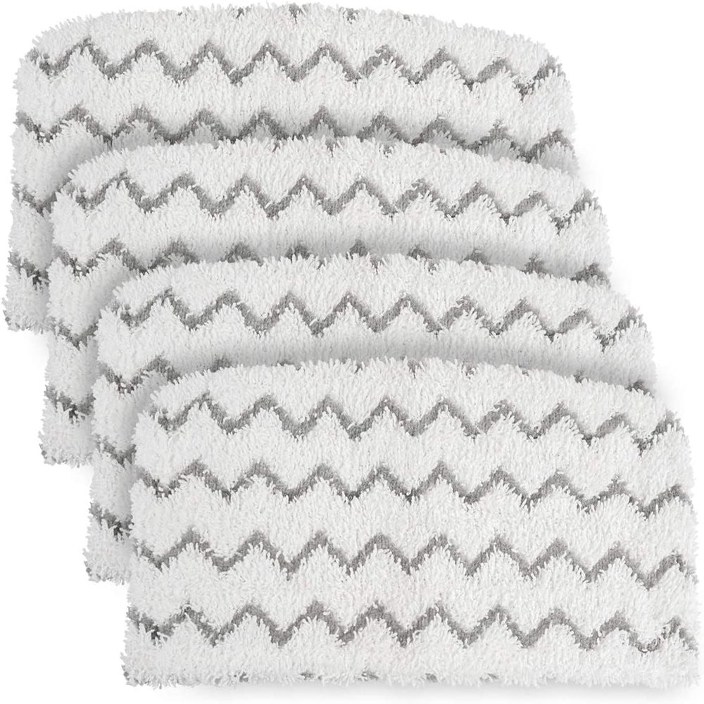 4 PCS Replacement Pads Accessory for Shark Steam Mop S1000, S1000A, S1000C, S1000WM, S1001C, S2001 Dirt Grip Pads, Microfiber Washable & Reusable