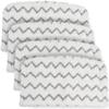 4 PCS Replacement Pads Accessory for Shark Steam Mop S1000, S1000A, S1000C, S1000WM, S1001C, S2001 Dirt Grip Pads, Microfiber Washable & Reusable view 1