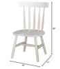 Unknown1 Concepts Tot's Chair (Set of 2) Brown Traditional Wood view 2