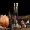 WCOLAS Crystal Water Bottles & Healing Crystal Wands,Energy Polymer Natural Chakra Quartz Stone,Double Glass with Stainless Steel Cover Gem Decor,Sports Yoga Reverse Water Bottle,Unique Collection Gift view 4