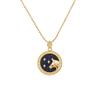 Bansriracha 925 Sterling Silver Zodiac Sign Pendant Charm Necklace Gold Coin Horoscope Zodiac Pendants Necklaces view 1