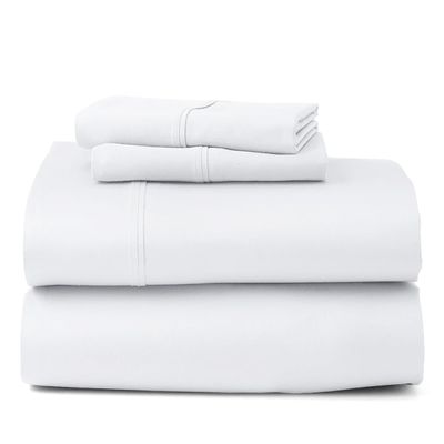 California King Size Sheet Set - 4 Piece - Bed Sheets- Easy- Fits 18" Deep Pocket Bedsheet 850-Thread Count 100% Egyptian Cotton (California King - 72" X 84"- Pure White Solid)