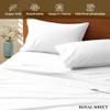California King Size Sheet Set - 4 Piece - Bed Sheets- Easy- Fits 18" Deep Pocket Bedsheet 850-Thread Count 100% Egyptian Cotton (California King - 72" X 84"- Pure White Solid) view 2