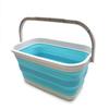 SAMMART 11.6L (3.06 Gallon) Collapsible Rectangular Handy Basket/Bucket (Bright Blue, 1) view 1