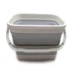 SAMMART 11.6L (3.06 Gallon) Collapsible Rectangular Handy Basket/Bucket (Grey, 1) view 4