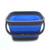 SAMMART 11.6L (3.06 Gallon) Collapsible Rectangular Handy Basket/Bucket (Blue, 1) view 3