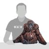 Enesco Edge Sculpture Adult Orangutan Sitting Animal Figurine, 14.1 Inch, Brown view 2