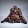 Enesco Edge Sculpture Adult Orangutan Sitting Animal Figurine, 14.1 Inch, Brown view 3