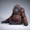 Enesco Edge Sculpture Adult Orangutan Sitting Animal Figurine, 14.1 Inch, Brown view 4