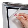 M&T Displays Interchangeable Anti-Reflex Clear Overlay Lens PET Protective Cover for Business Office Home Slide-In Snap Poster Frames 5 pcs in a Box 11x17 Inch view 4