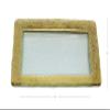 14" Rectangular Glass Tray with Gold Border view 2
