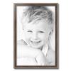 ArtToFrames 17x26 Inch Gray Picture Frame, This 1.25 Inch Custom Wood Poster Frame is Contrast Grey - Comes with Economy Acrylic and Corrugated Backing (2WOMD11217-17x26) view 3