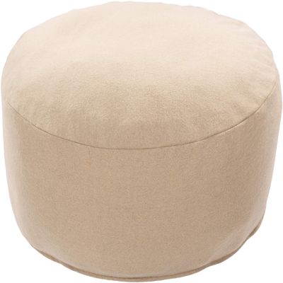Artistic Weavers Lilli Pouf, 30" x 30" x 14", Taupe