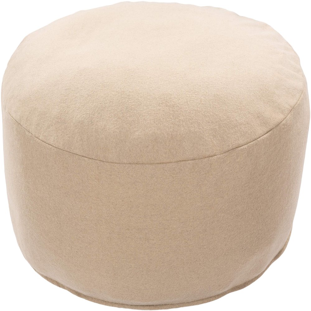 Artistic Weavers Lilli Pouf, 30" x 30" x 14", Taupe