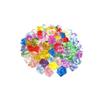 EXCEART 200pcs Irregular Acrylic Crystal Stones Plastic Ice Lump Craft Stones for Decor Fish Tank Filler and Table Scatter view 1