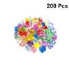 EXCEART 200pcs Irregular Acrylic Crystal Stones Plastic Ice Lump Craft Stones for Decor Fish Tank Filler and Table Scatter view 2