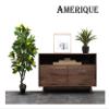AMERIQUE Pair 4 Feet Gorgeous & Lifelike Six-Branch Artificial Trees with Various Size Lemon Fruits, with Nursery Pot, Real Touch Tech, 48", Yellow and Green, 4 Count view 2