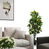 AMERIQUE Pair 4 Feet Gorgeous & Lifelike Six-Branch Artificial Trees with Various Size Lemon Fruits, with Nursery Pot, Real Touch Tech, 48", Yellow and Green, 4 Count view 3