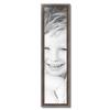 ArtToFrames 9x37 Inch Gray Picture Frame, This 1.25 Inch Custom Wood Poster Frame is Contrast Grey, Great for Your Art or Photos - Comes with Economy Acrylic view 2