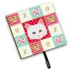 Caroline's Treasures CK5175SH4 Turkish Angora Cat Love Leash or Key Holder, Red, Wall Hooks, Key Hooks Holder, Coat Rack Wall Mount, Coat Hooks, Hooks for Hanging Keys, Towels, Aprons, Leashes, view 1