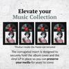 Creative Picture Frames 16" x 24" Jukebox Vinyl Frame Display with Double Matting, LP Record Album Frame for Wall Decor, Black/Black, 1 Count view 3