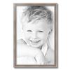 ArtToFrames 17x26 Inch Gray Picture Frame, This 1.25 Inch Custom Wood Poster Frame is Contrast Light Grey - Comes with Economy Acrylic and Corrugated Backing (2WOMD11215-17x26) view 3