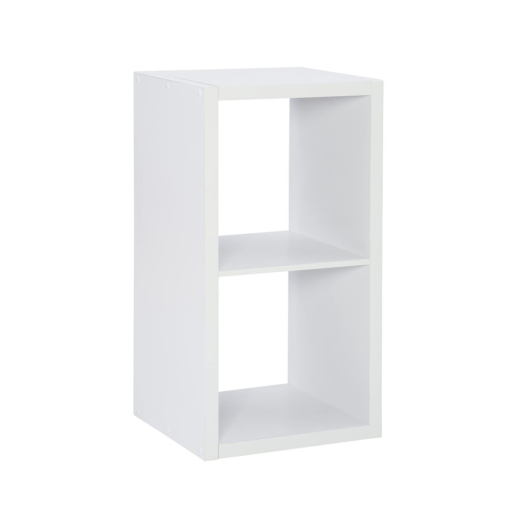 Linon Home Decor Linon Dawes 2 Cabinet White Cubby Storage