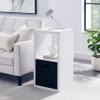 Linon Home Decor Linon Dawes 2 Cabinet White Cubby Storage view 2