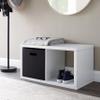 Linon Home Decor Linon Dawes 2 Cabinet White Cubby Storage view 4