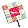 Caroline's Treasures CK5353SH4 White Peacock Peafowl Love Leash or Key Holder, Red, Wall Hooks, Key Hooks Holder, Coat Rack Wall Mount, Coat Hooks, Hooks for Hanging Keys, Towels, Aprons, Leashes, view 1