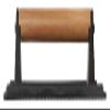 [2 PACK] Rectangle Grill Press with Wooden Handle 9 x 5 inches - Heavy Duty, Bacon Press, Burger Press, Panini Press, Meat Press - Ideal Cast Iron Press for Kitchen & Grill view 2
