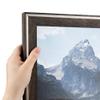 ArtToFrames 6x31 Inch Gray Picture Frame, This 1.25 Inch Custom Wood Poster Frame is Contrast Grey - Comes with Economy Acrylic and Corrugated Backing (2WOMD11217-6x31) view 1