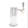 K&B Single Faucet Beer Faucet Kegerator Tower (Customizable) (Edge Style Faucet (Stainless Steel), Stainless Steel Tap Handle) view 1