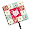 Caroline's Treasures CK5123SH4 Khao Manee Cat Love Leash or Key Holder, Red, Wall Hooks, Key Hooks Holder, Coat Rack Wall Mount, Coat Hooks, Hooks for Hanging Keys, Towels, Aprons, Leashes, view 1