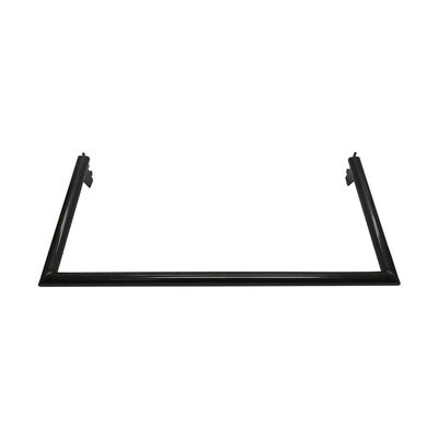 MH GLOBAL Industrial Pipe Rack Hangrail Clothes Hanger 24'' Raw Steel Finish