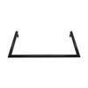 MH GLOBAL Industrial Pipe Rack Hangrail Clothes Hanger 24'' Raw Steel Finish view 1