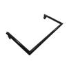 MH GLOBAL Industrial Pipe Rack Hangrail Clothes Hanger 24'' Raw Steel Finish view 3