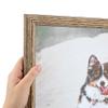ArtToFrames 6x34 Inch Brown Picture Frame, This 1.11 Inch Custom Wood Poster Frame is Brown - Comes with Economy Acrylic and Corrugated Backing (2WOMD6596-6x34) view 1