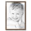 ArtToFrames 20x29 Inch Brown Picture Frame, This 1.11 Inch Custom Wood Poster Frame is Brown - Comes with Economy Acrylic and Corrugated Backing (2WOMD6596-20x29) view 3
