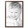 ArtToFrames 23x34 Inch Brown Picture Frame, This 1.25 Inch Custom Wood Poster Frame is Contrast Walnut - Comes with Economy Acrylic and Corrugated Backing (2WOMD11221-23x34) view 3