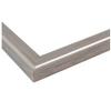 ArtToFrames 6x14 Inch Gray Picture Frame, This 1.25 Inch Custom Wood Poster Frame is Contrast Light Grey - Comes with Regular Glass and Corrugated Backing (2WOMD11215-6x14) view 4