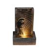 14" LED Lighted Antique Buddha Waterfall Outdoor Garden Fountain view 1